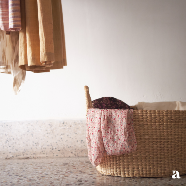 MARQUISE Kauna Grass Laundry Basket | Water Reed Laundry Basket