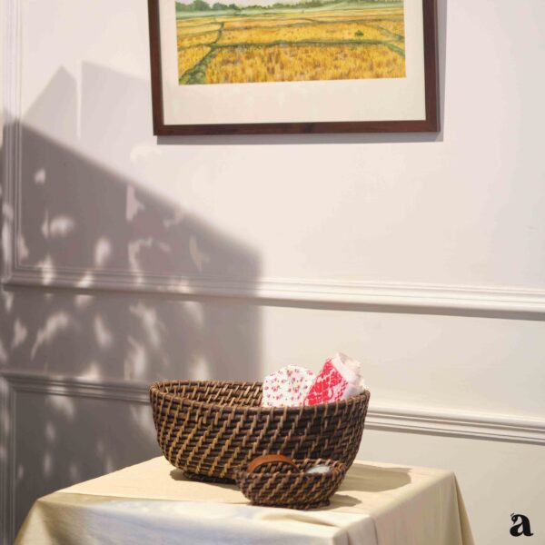 KAPISH - Vintage Woven Cane Bowl